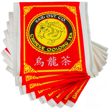 Authentic Restaurant-Grade Oolong Tea Bags 300 Pk. Premium Chinese Tea Sachets for Hot or Iced Caffeinated Drinks. Individually Packed Semi-Fermented Drink for Detox, Health Diet, Energy 19.2 Oz.