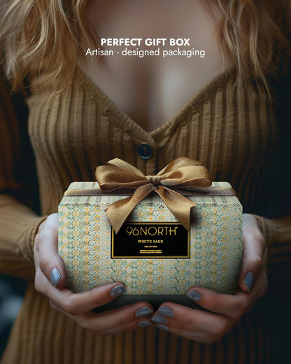 96NORTH Luxury Vanilla Soy Candles | Large 3 Wick Jar Candle | Up to 50 Hours Burning Time | 100% Natural Soy Wax | Relaxing Aromatherapy Aesthetic Candle | Housewarming Gift for Men and Women
