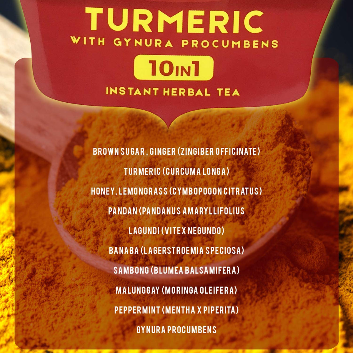 Yamang Bukid's Turmeric 10-in-1 Herbal Tea 400g