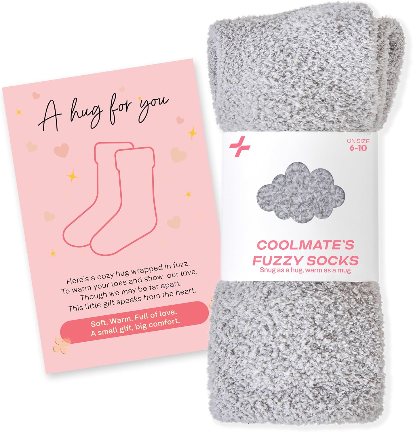 COOLMATE Fuzzy Socks for Women Gift Box – Cozy Soft Cloud Socks for Spa Home, Mother’s Day Gifts for Mom Grandma