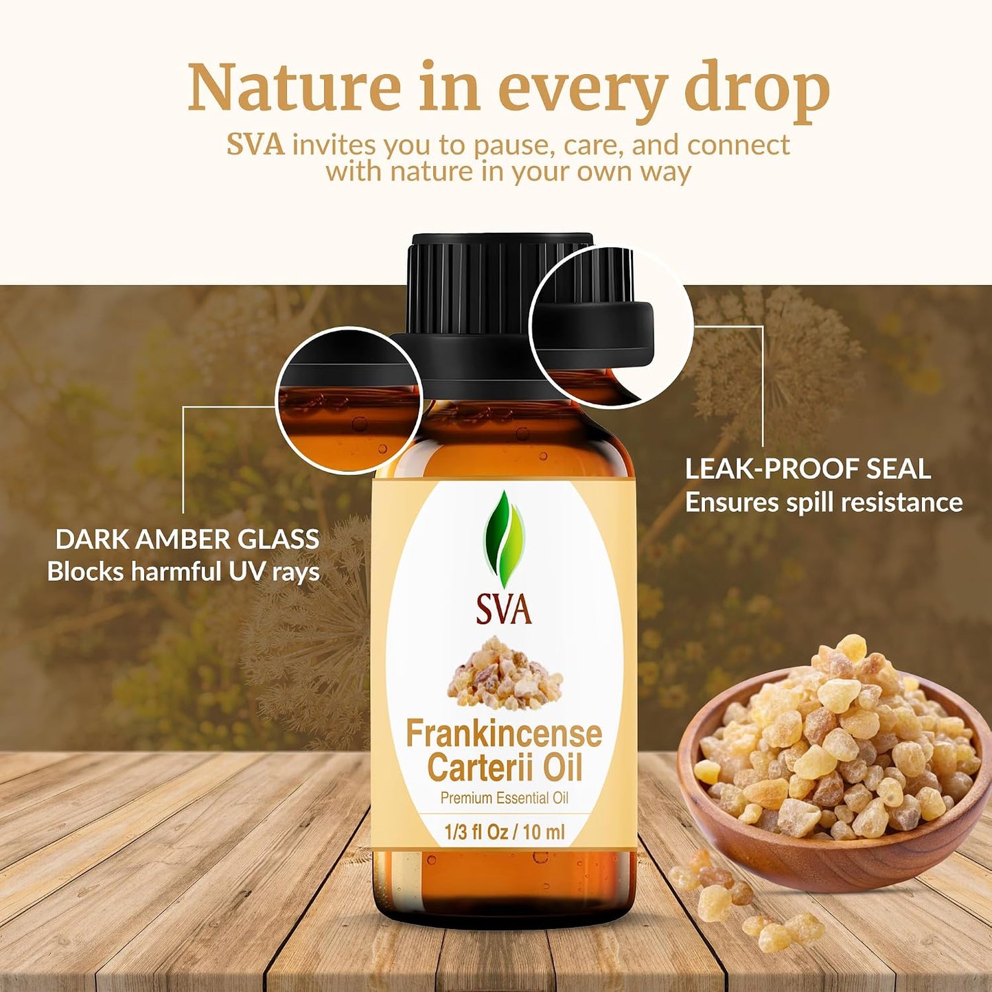 SVA Lavender Essential Oil 4 Fl Oz – for Diffuser, Skin & Hair Care – Ideal for Massage & DIY Blends – with Dropper