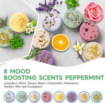 Shower Steamers Aromatherapy Blriet Gifts for Women, Teen Girls, Wife, Her, Mom, Father Days, Daughter, Grandma Basket Stuffers Birthday Gifts Decoration Travel Essentials Self Care Home Spa 8 Pack