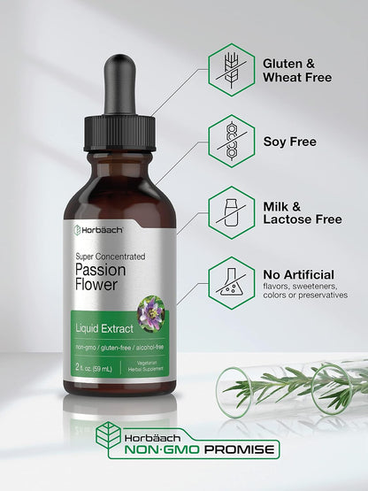 Horbäach Passion Flower Tincture | 2 fl oz