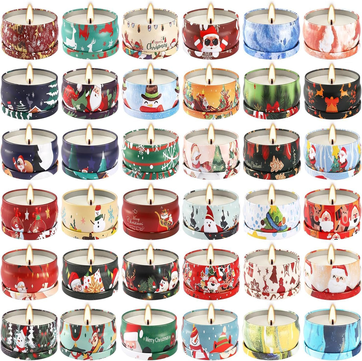 36 Pack Scented Candles Set for Home, Relaxing Stress Relief, Aromatherapy - Natural Soy Wax and Fragrance - Gifts for Women, Mom, Best Friend, Wife, Birthday