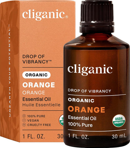 Cliganic Organic Lavender Essential Oil - 100% Pure Natural Undiluted, for Aromatherapy Diffuser | Non-GMO Verified - Colors B
