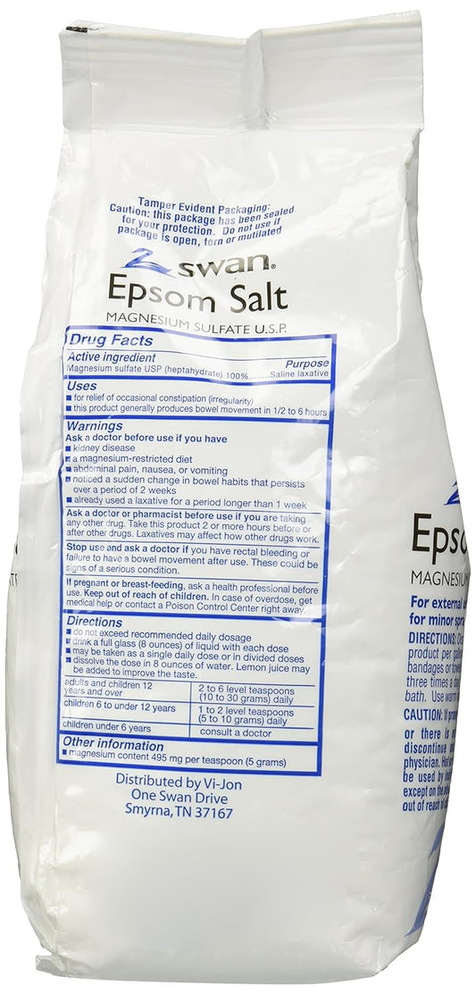 Swan Epsom Salt, 4LB SWAN EPSOM SALT