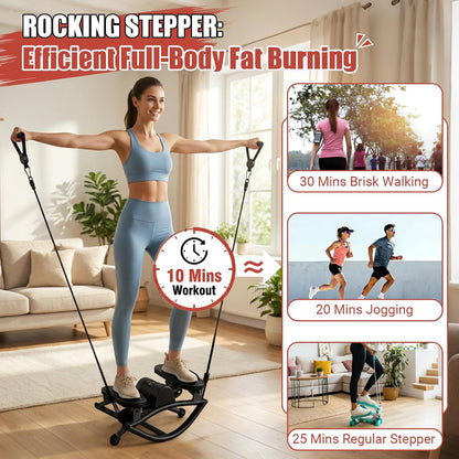 Rock Stepper Side to Side, 300 LBS Capacity, Side Stepper Exercise at Home
