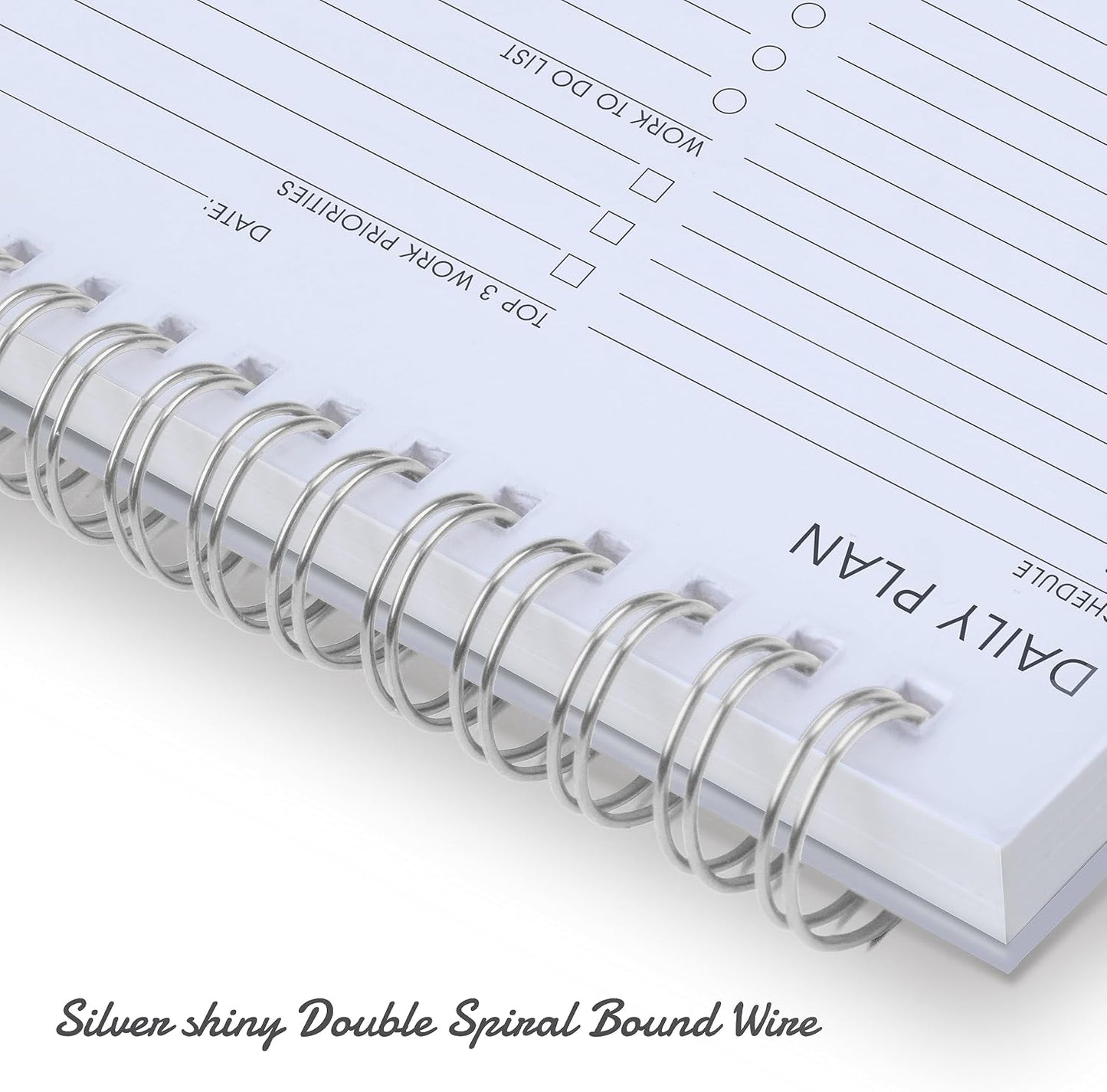 Weekly Planner Notepad,Spiral To Do List Undated Planning Pad, Weekly Organizer for Students, Weekly Agenda for Work & Daily Life, 52 Sheets, 6.5 x 9.8 in (Green)