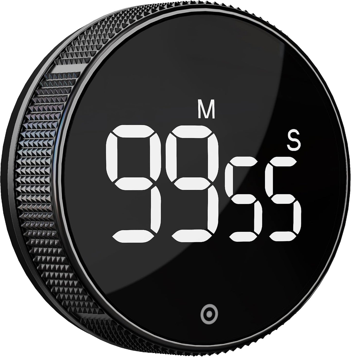 BlueSnail Kitchen Timer with LED Digital Display Smart Efficana for Home Classroom Gym Office, Volume and Brightness Adjustable Productivity Timer (Guncolor)