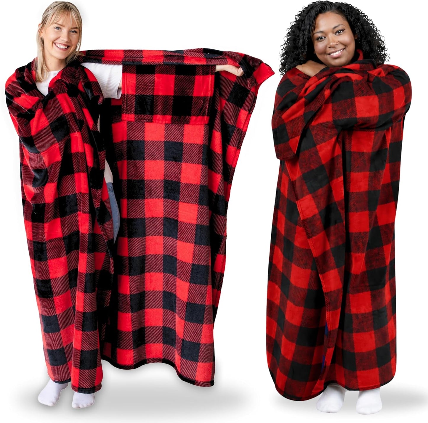 Super Blanky Wearable Blankets for Women & Men, Graduation Day Gift for Her, Cozy Gifts for Women, Wife Birthday Gifts Ideas