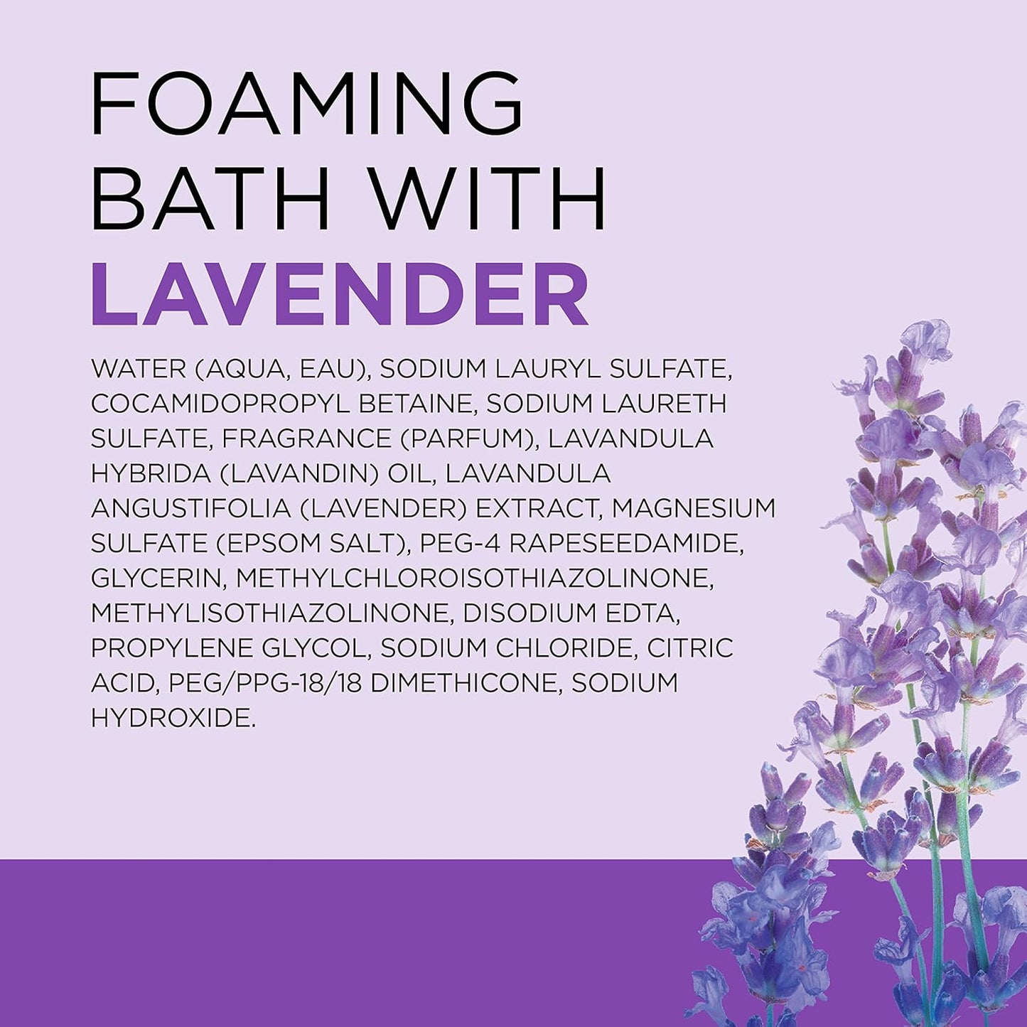Dr Teal's Foaming Bath with Pure Epsom Salt, Soothe & Sleep with Lavender, 34 fl oz (Pack of 4)