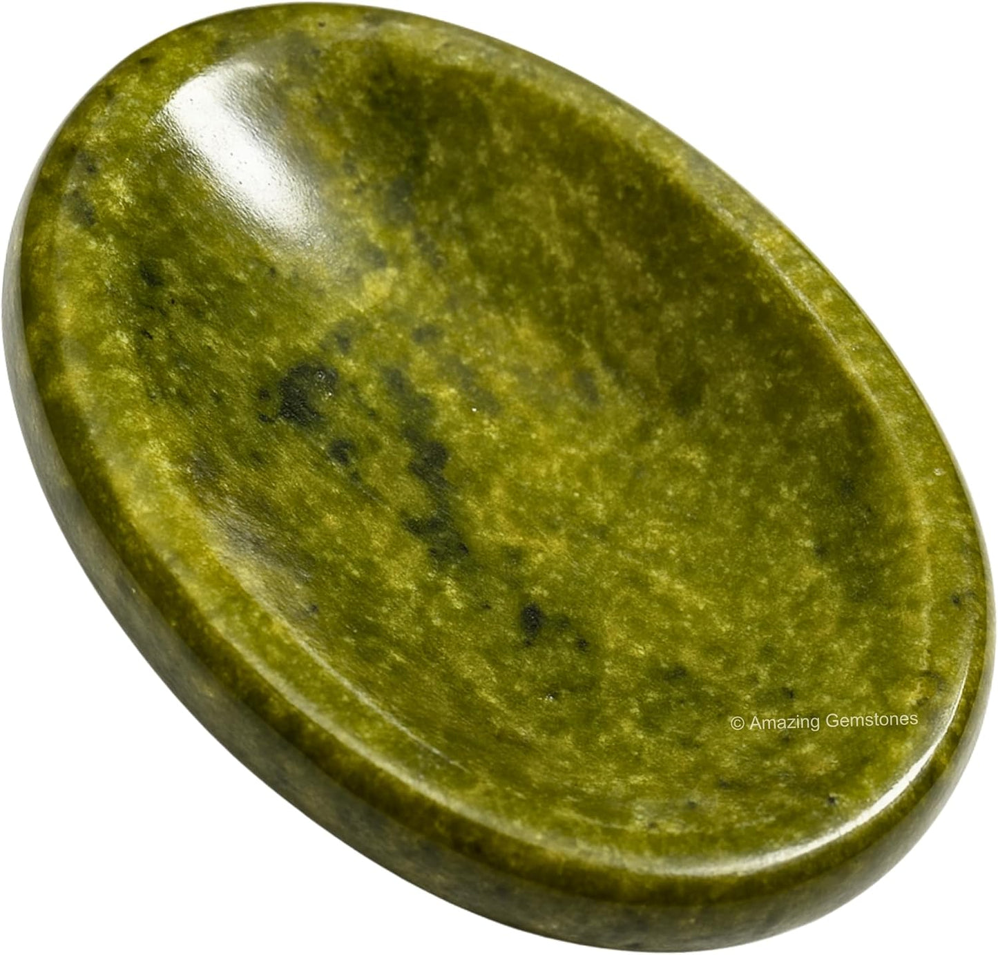 Amazing Gemstone Labradorite Thumb Worry Stone, Anxiety Stone, Healing Crystals - Piedra Crystal Fidget for Gift, Meditation, Calming, Relaxation, Stress Relief - Colors B