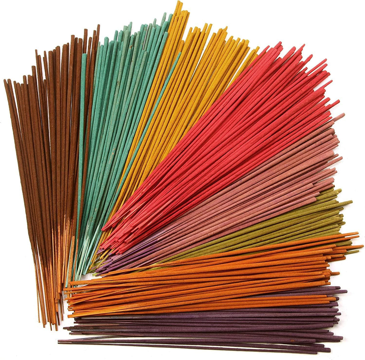 Hosley 320 Assorted Incense Sticks with Holder Eucalyptus, Fresh Bamboo, Lavender, Myrrh, Lavender Chamomile, Vanilla, Citrus, Dragon Blood Idea for Home, Wedding, Spa, Meditation & Aromatherapy