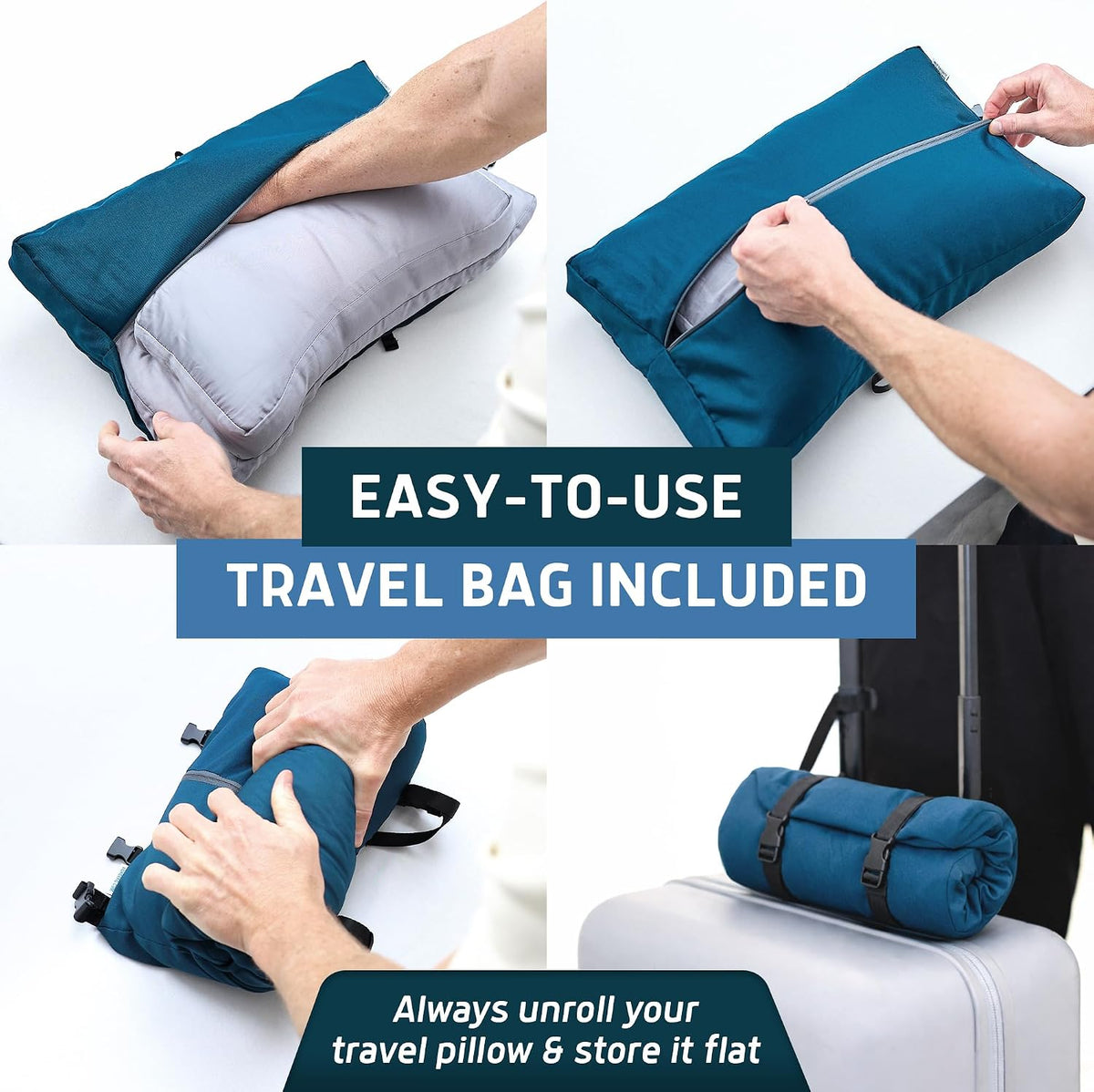 Lunderg Parkin CPAP Pillow for Side & Back Sleepers - Down Alternative