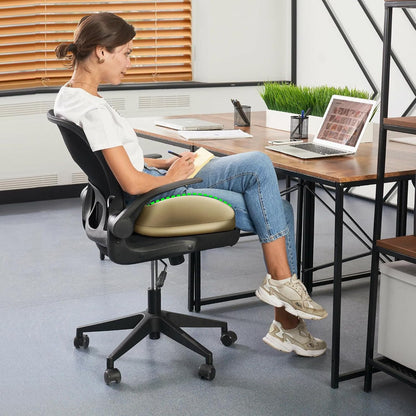Benazcap Memory Foam Seat Cushion for Office Chair, Ergonomic Chair Cushions for Tailbone Pain Relief, Sciatica & Back Support, Office Chair Cushion & Car Seat Cushion