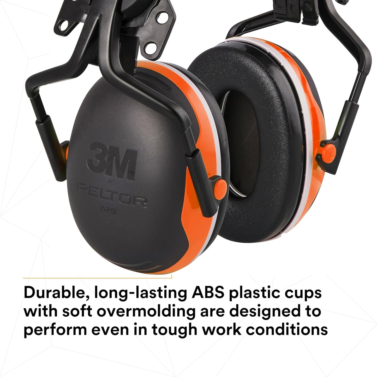3M PELTOR Hearing Protection Earmuffs, X4 Series Noise Protection, Construction, Manufacturing, Assembly, Sanding