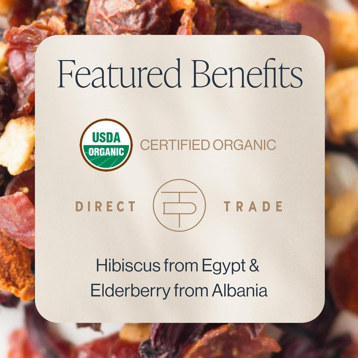 Rishi Tea Hibiscus Berry Organic Herbal Loose Leaf Tea, Caffeine Free, 4oz