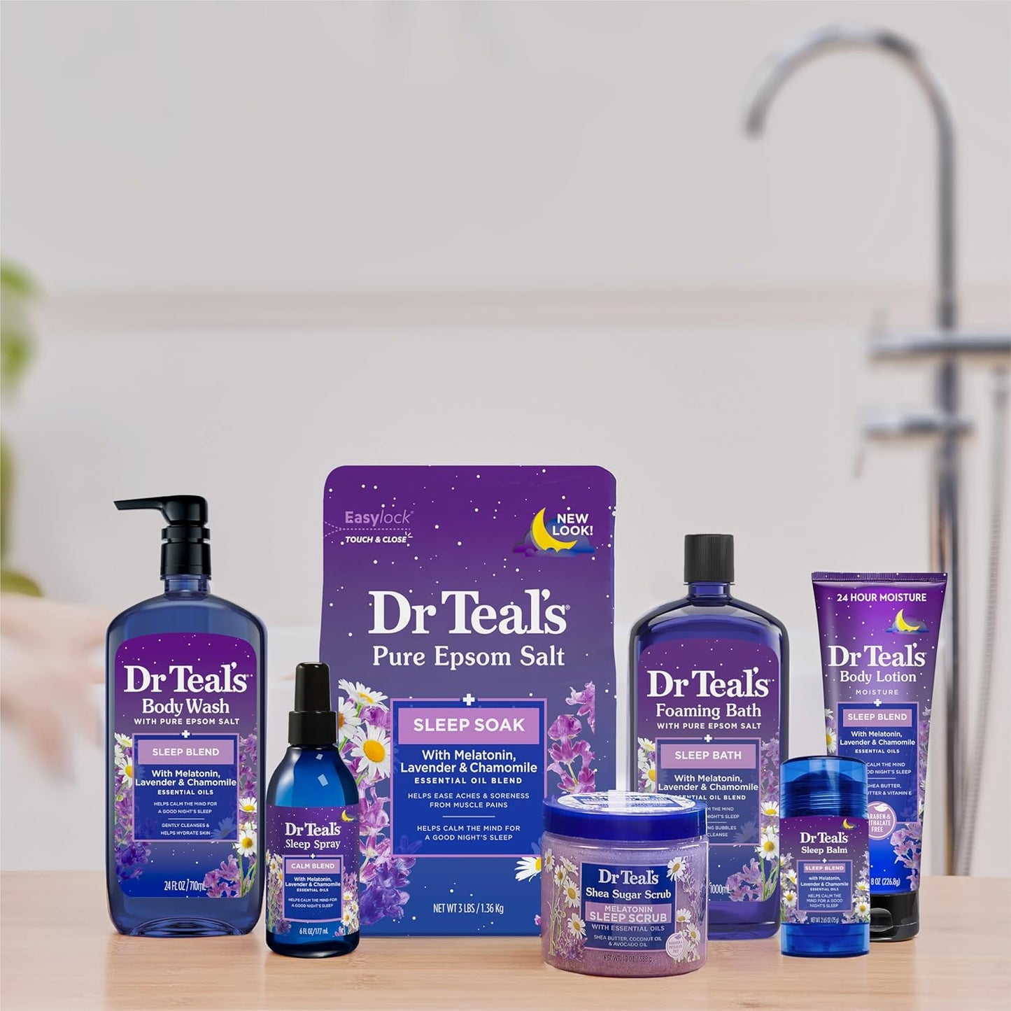 Dr Teal's Body Wash with Pure Epsom Salt, Relax & Relief with Eucalyptus & Spearmint, 24 fl oz (Pack of 2)