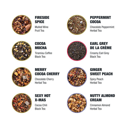 Tiesta Tea - Holiday Tea Sampler Dry Flight Set, Loose Leaf