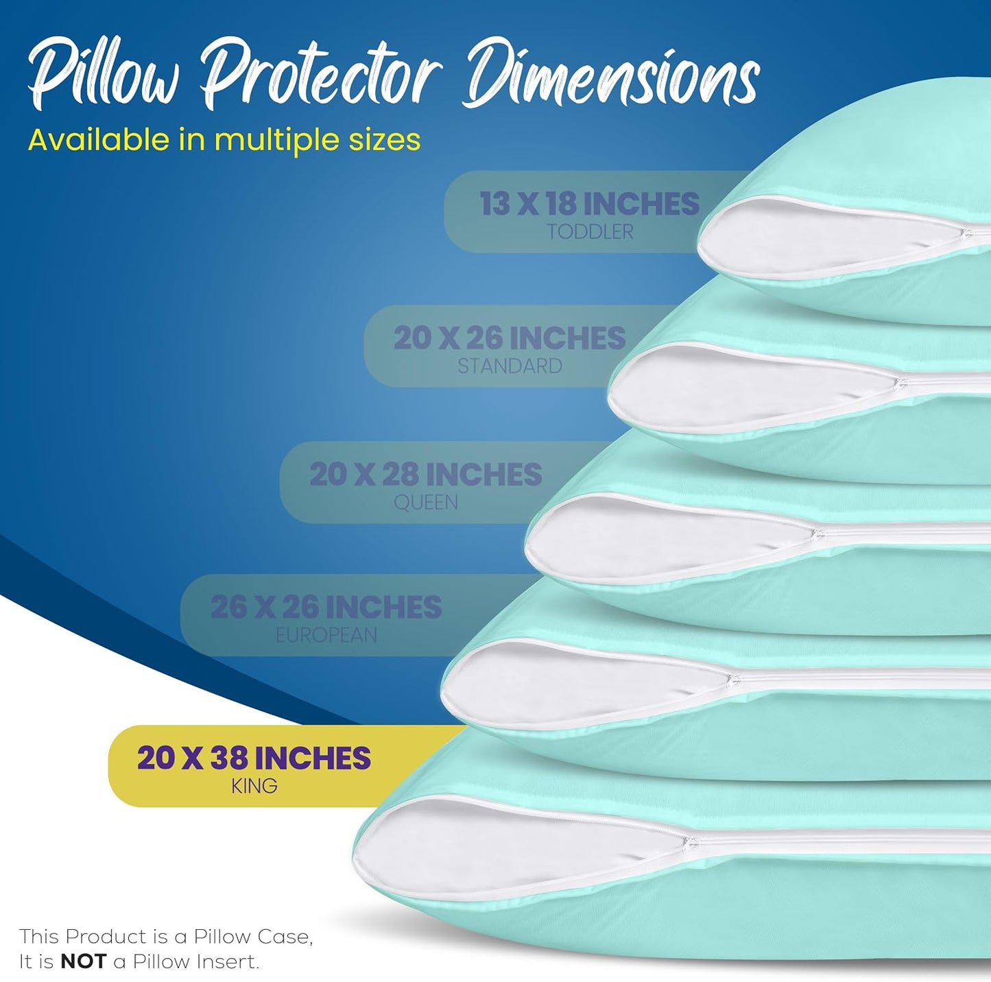Utopia Bedding Premium 100% Waterproof Pillow Protectors with Zipper Standard Size (Set of 4), Bed Bug and Dust Mite Proof Zippered Pillow Covers, Pillow Encasement Cases, Gray