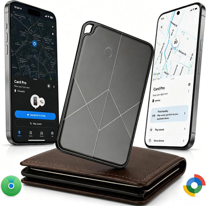 2026 Wallet Tracker Card for Android & iOS - Slim Tracking Card for Wallet GPS Tracker for Luggage Passport Keys, Wireless Charging Bluetooth Tracker Card, Works with Google Find Hub & Apple Find My