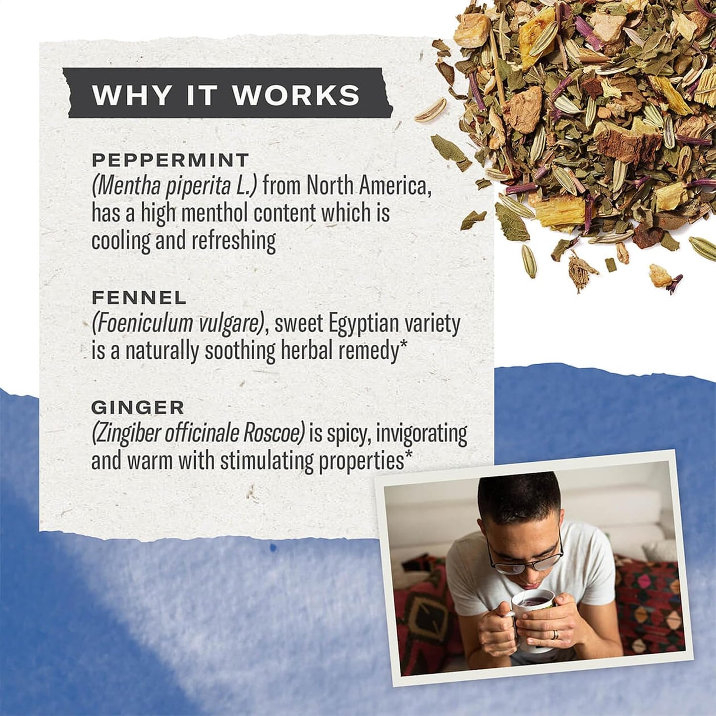 Numi Organic Chamomile Lemon Tea, 54 Herbal Tea Bags, Caffeine Free