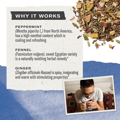 Numi Organic Chamomile Lemon Tea, 54 Herbal Tea Bags, Caffeine Free