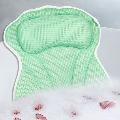 Bath Pillow, Bath Pillows for Tub Neck and Back Support