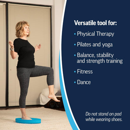 OPTP Stability Trainer – Large Foam Balance Pads for Physical Therapy, Fitness, Pilates, Yoga, and Dance - Closed Cell Foam Pad for Exercise Balance Pad Workouts - Latex Free