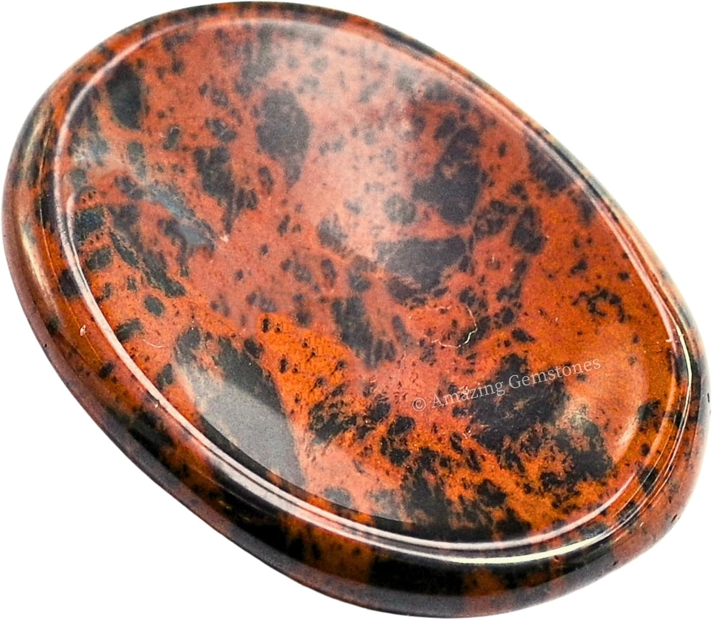 Amazing Gemstone Labradorite Thumb Worry Stone, Anxiety Stone, Healing Crystals - Piedra Crystal Fidget for Gift, Meditation, Calming, Relaxation, Stress Relief - Colors C