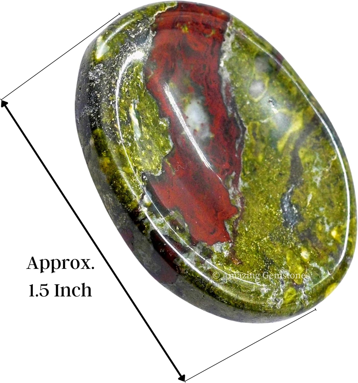 Amazing Gemstone Labradorite Thumb Worry Stone, Anxiety Stone, Healing Crystals - Piedra Crystal Fidget for Gift, Meditation, Calming, Relaxation, Stress Relief - Colors A