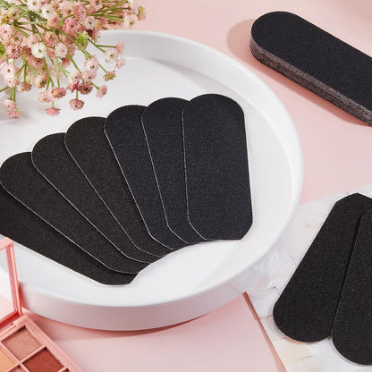 Flutesan 80 Pcs Professional Collection Stainless Steel Foot File Refill 180 Grit and 120 Grit Replacement Pads Coarse Fine Pedicure File Refills Foot Rasp Pad with Removable Glue