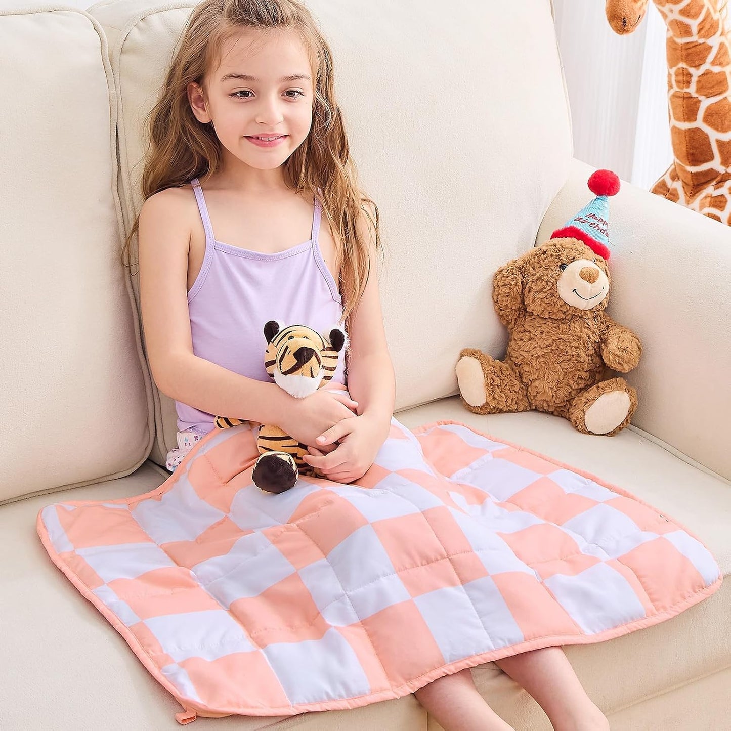 yescool Weighted Lap Pad 2 Pounds Weighted Lap Blanket, Space Plane Small Weighted Blanket, Weighted Throw Blanket Gifts for Travel Indoor Outdoor, 20"x30"