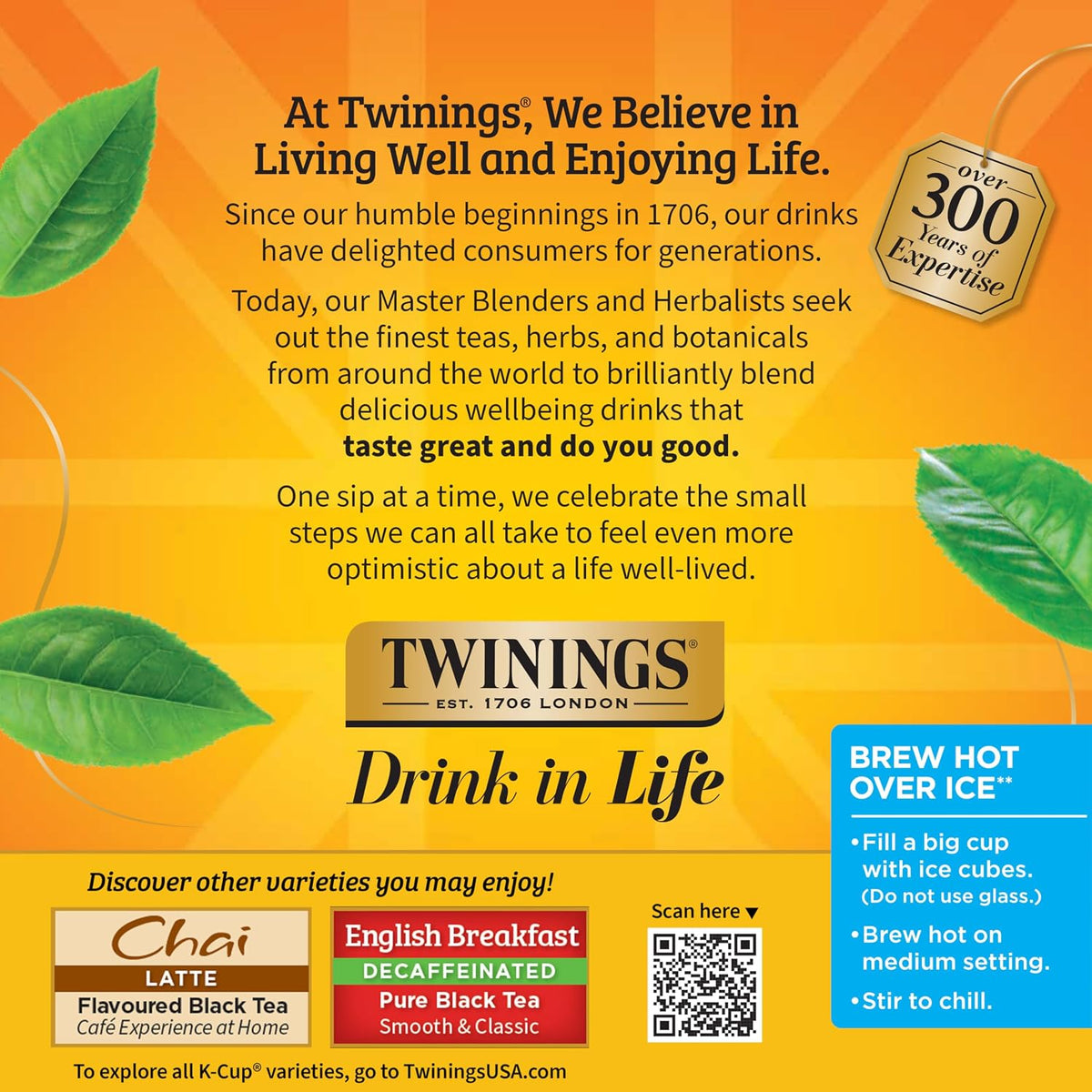 Twinings Decaffeinated Earl Grey Black Bergamot Tea K-Cups 24 CT (1 Pack)