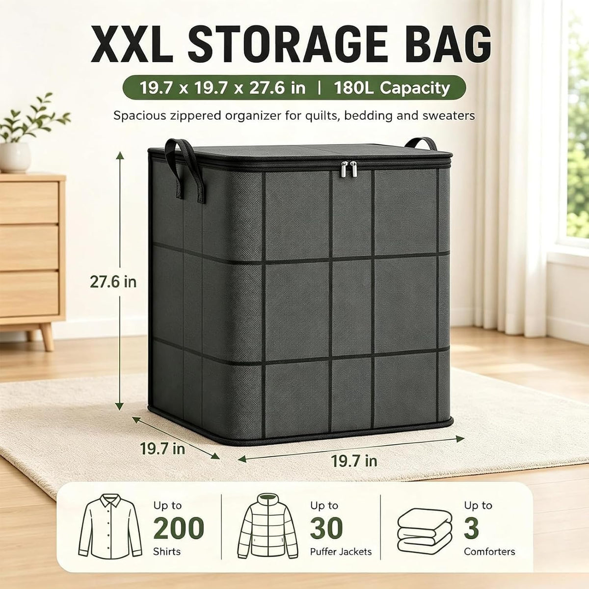 XXL Foldable Storage Bag with Reinforced Handles (3)