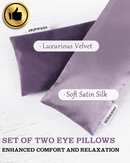Hihealer Weighted Eye Mask for Sleeping, Lavender Eye Pillow for Spa Yoga