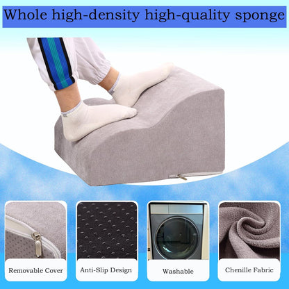 Foot Rest for Under Desk at Work.Multifunctional 3-Tier Foot Stool,with Washable Footrest.for Under Desk,Office Chair Gaming Chair & Sofa,Leg Elevation Pillow,Supports Posture -Dark Grey