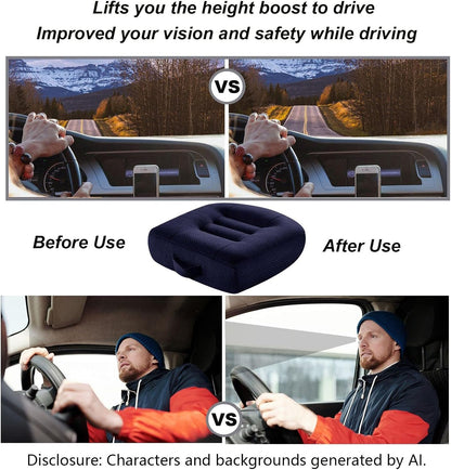 WSGJHB Car Booster Seat Cushion Posture Cushion for Long Sitting