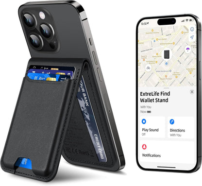 ExtreLife for Magsafe Wallet, Works with Apple Find My, 6 Cards Holder