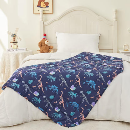 yescool Weighted Lap Pad 2 Pounds Weighted Lap Blanket, Space Plane Small Weighted Blanket, Weighted Throw Blanket Gifts for Travel Indoor Outdoor, 20"x30"