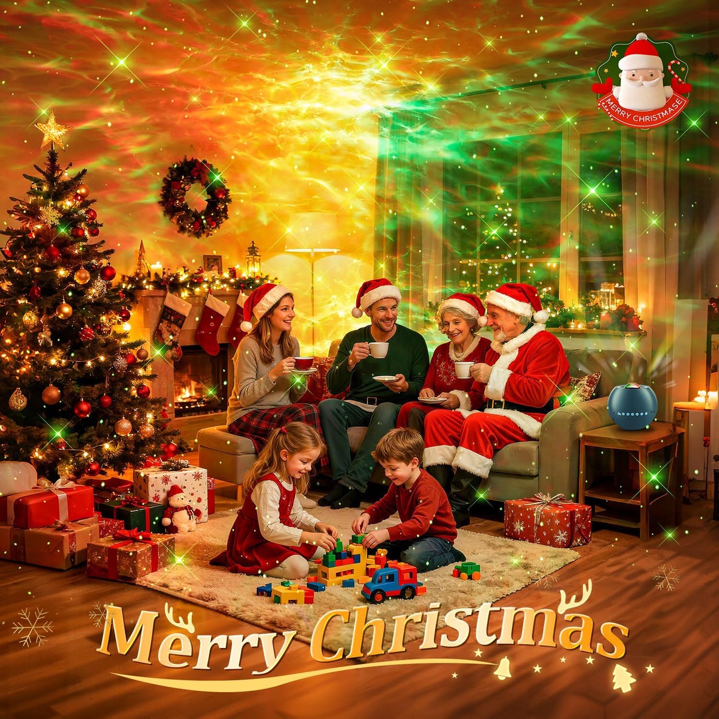 One Fire Galaxy Projector for Bedroom Birthday Gifts for Teen Boy Gifts, LED Galaxy Light Projector, 15White Noise HiFi Bluetooth Speaker,Remote&Timer Ceiling Projector Lights Trendy Stuff