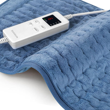 Heating Pad for Back, Neck, and Shoulder Pain Relief, Electric Heat Pad with 6 Heat Levels, Moist Heat Option, Auto Shut-Off, Birthday Christmas Gift for Women Men Mom Dad Grandma, Gift for her