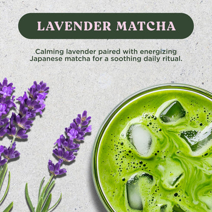 Harmony Lavender Matcha Powder 7.05 oz Bag - 20 Servings