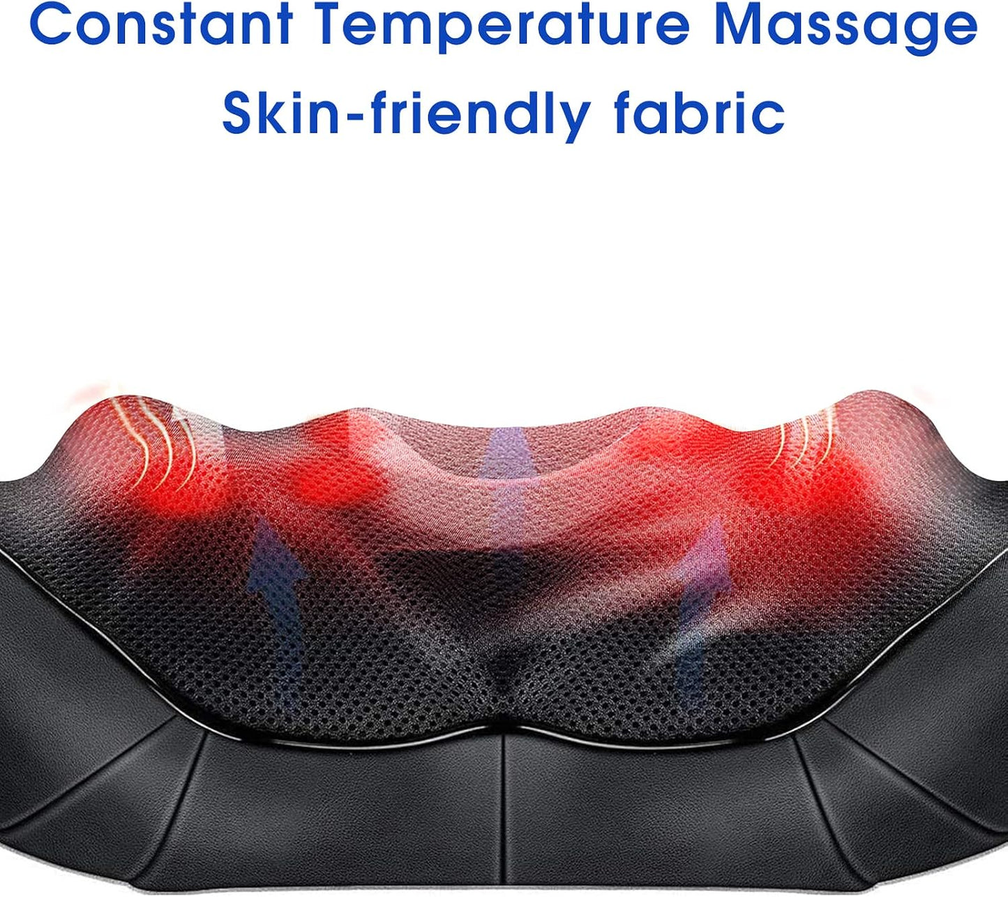 LAOBEN Neck and Shoulder Massager with Heat, Shiatsu Neck Massager for Neck and Shoulder Massage, Neck and Back Massager for Office & Home Use, Birthday Gifts