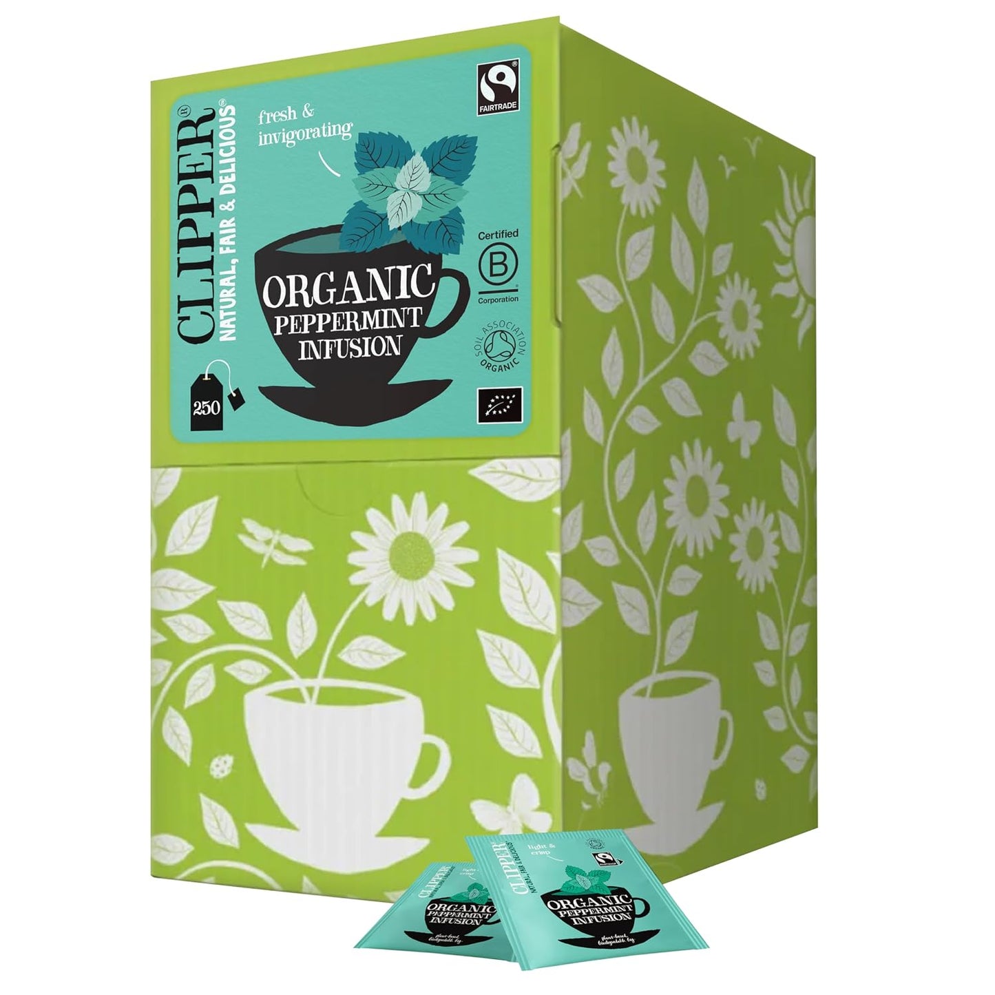 Clipper Tea Snore and Peace Chamomile & Lavender Herbal Tea – Caffeine Free, USDA Organic, Great Hot or Iced – Comfortingly Floral, Natural, Fair & Delicious – 50 Tea Bags