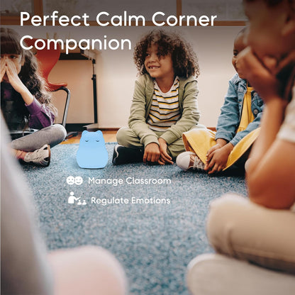 Breathing Pal 'Ted'- Mindfulness Breathing Light, Guided Visual Meditation Breathing Light, Anxiety Relief Items for Calm Down Corner/Meditation/Sleep for Adult&Kid