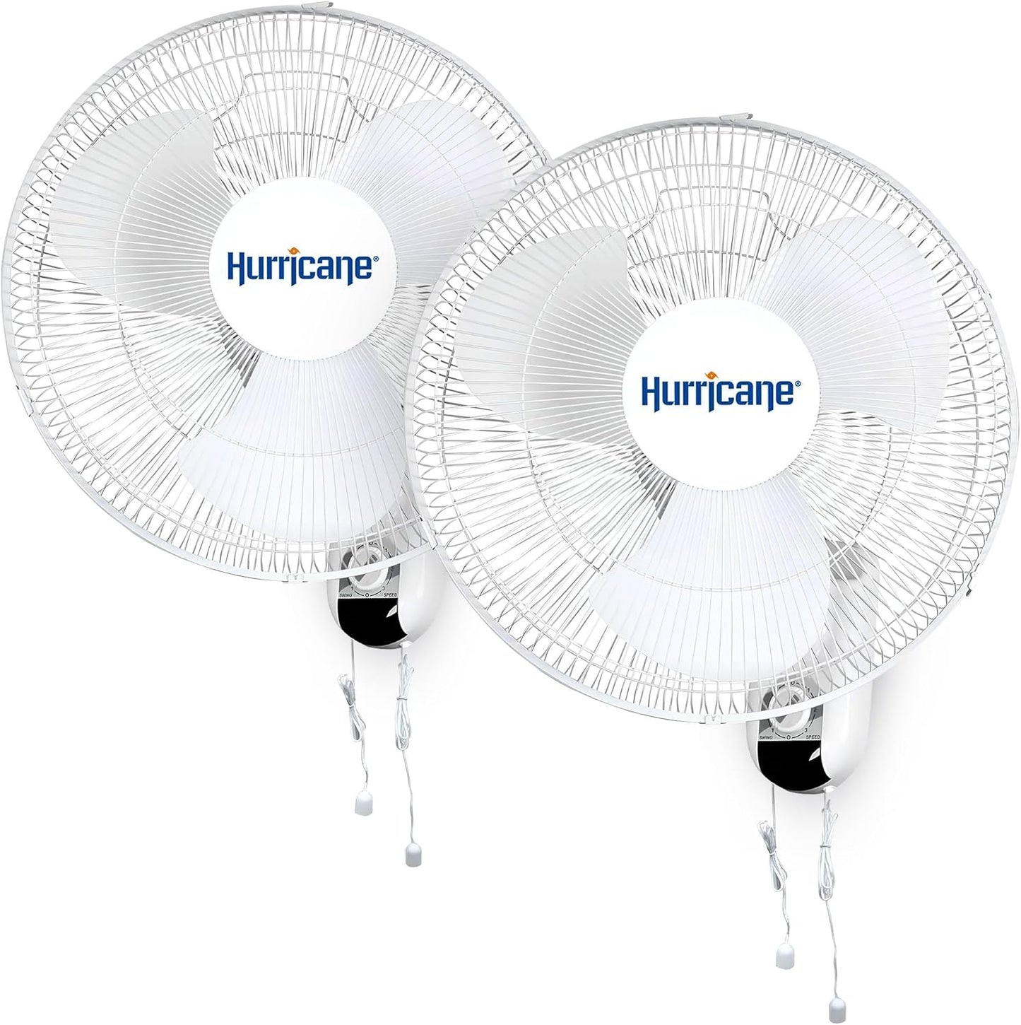 Hurricane Classic 6 Inch Clip Fan, 2 Speed Portable Desk Table Fan with Tilt, White