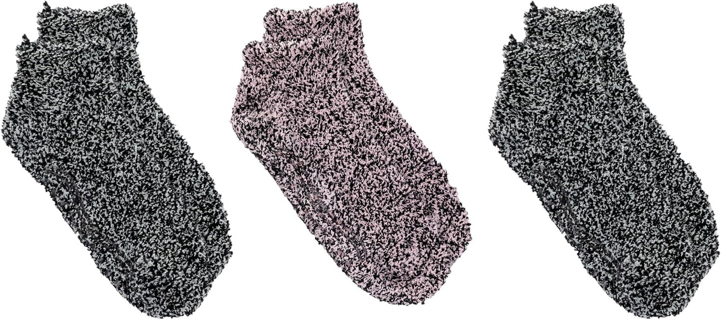 Dr. Scholl's Womens Low Cut Soothing Spa - Lavender & Vitamin E Infused 2 3 Pair Packs Bottom Grippers Sock, Blue, Pink/Blue, 4-10 US