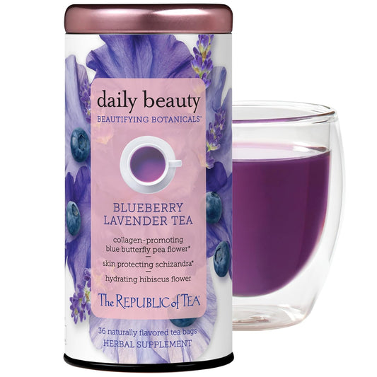 The Republic of Tea Beautifying Botanicals Daily Beauty Herbal Tea, 36 Ct