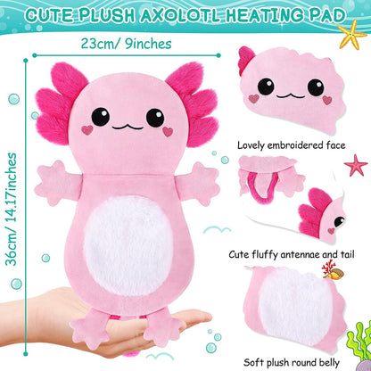 Microwave Heating Pad for Period Cramps,Otter Microwavable Heating Pad for Shoulder Neck Back Knee Pain Relief with Lavender Scented,Cute Otter Plush Toys Heat Pack for Women Kids Birthday